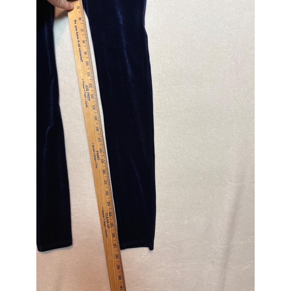 Spanx Velvet Leggings Lapis Night Navy Blue High Waist Slim Fit 2070 Women M - Picture 5 of 7